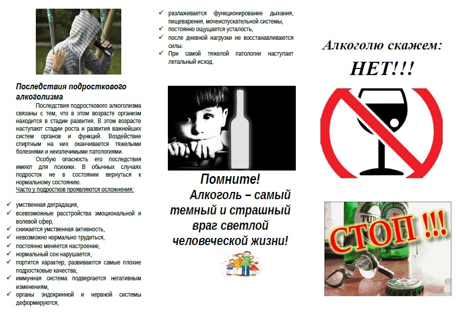 Алкоголю скажем: НЕТ!