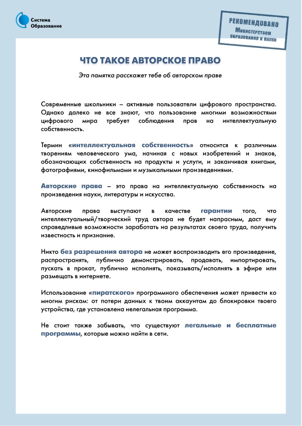 Что такое авторское право