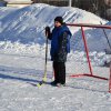 Хоккей с мячом в валенках
