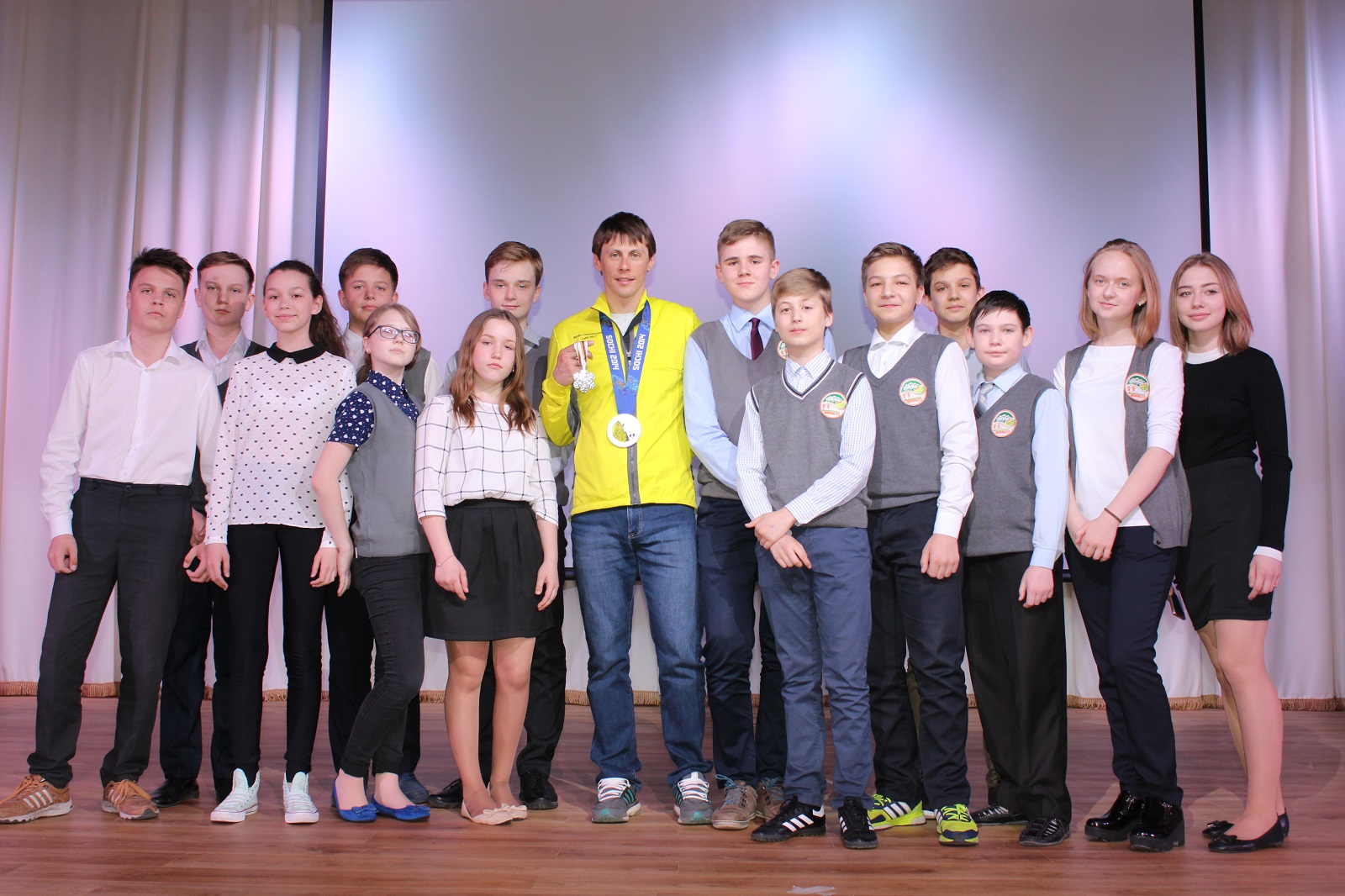 На олимпийского чемпиона равняйсь!