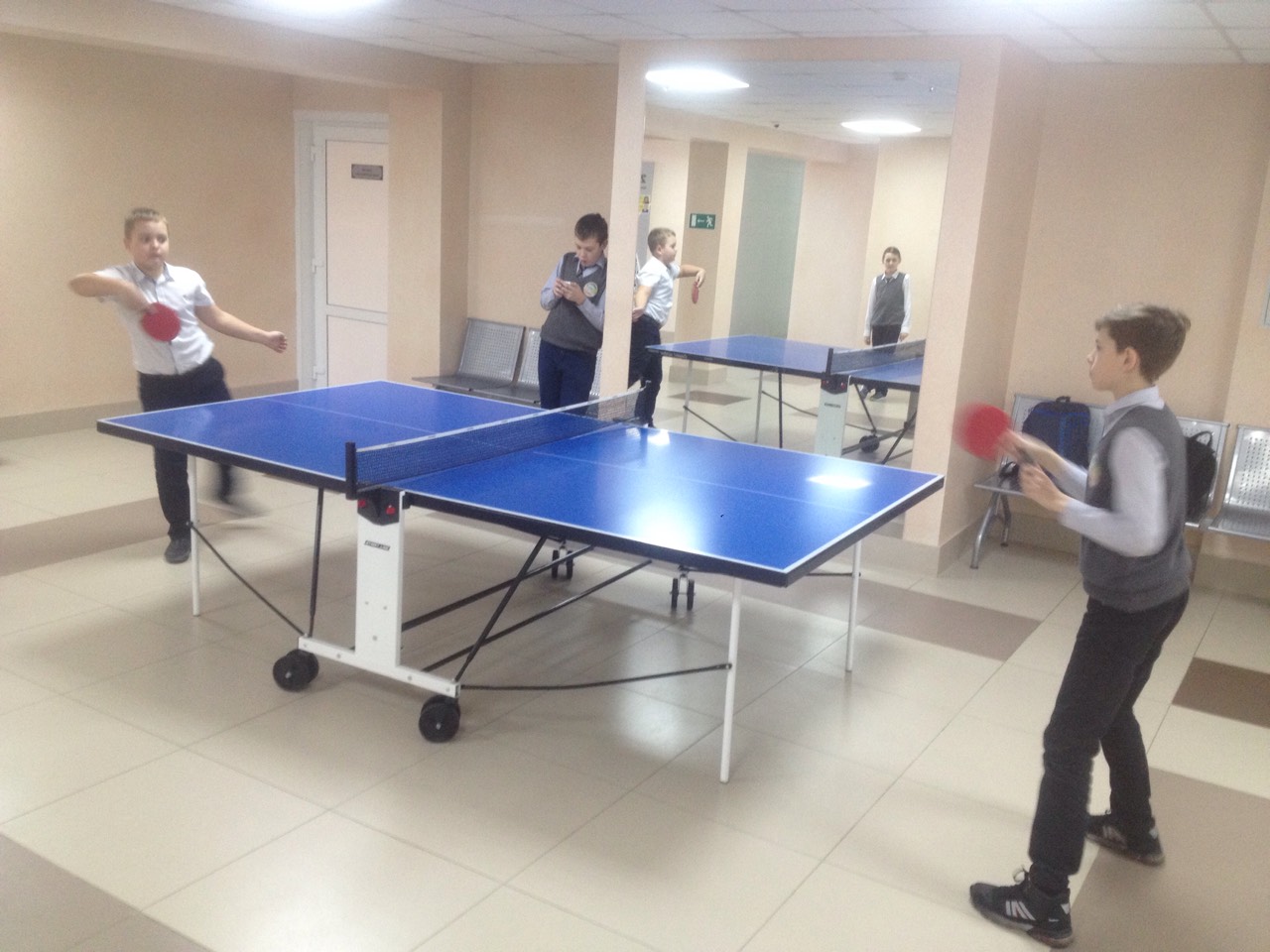 Соревнования по настольному теннису