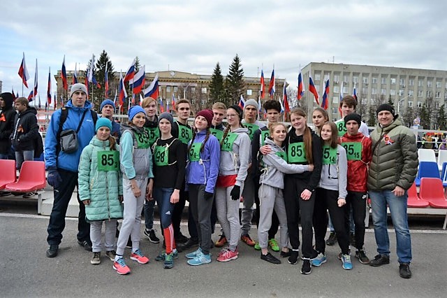 Эстафета в День Победы